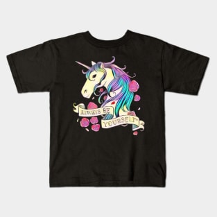 Unicorn encouragement Kids T-Shirt